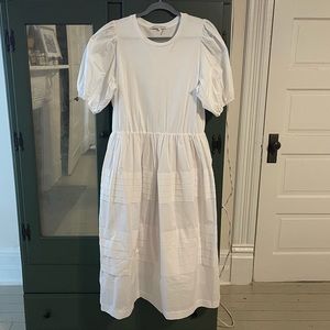 White Midi Dress